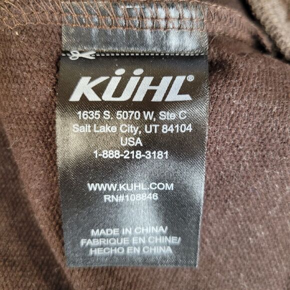 Kuhl Womens Piper Full Zip Athletic Hoodie Jacket Size XS Brown Striped - Picture 11 of 12